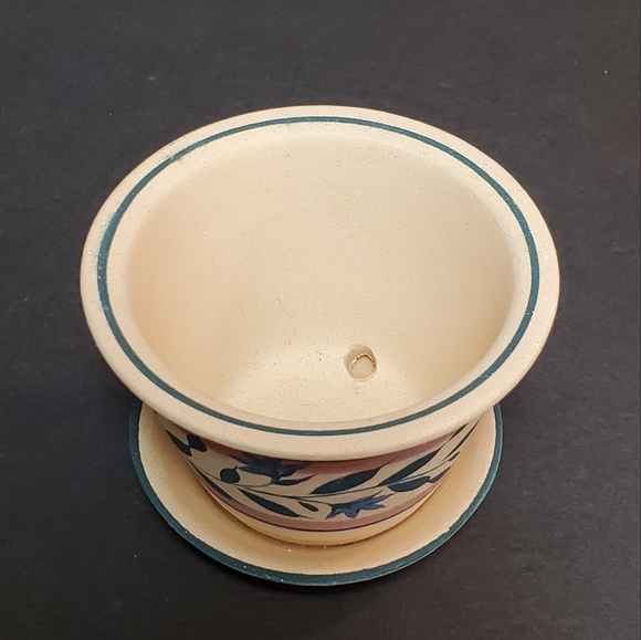 Hand Painted Flower Small Pot - Picture 4 of 7